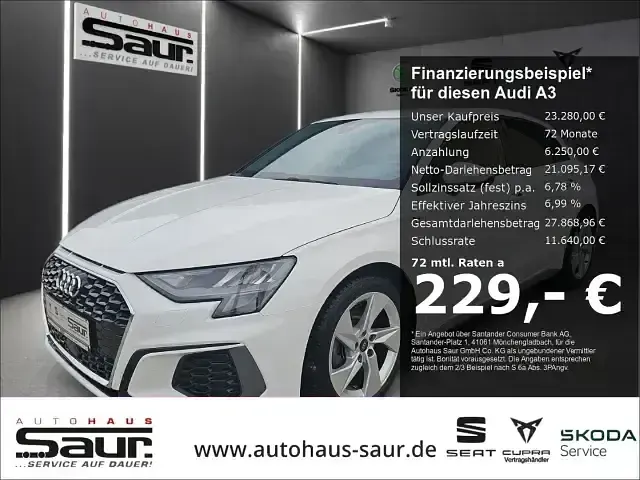 Gebraucht Audi A3 S-Line 110 PS (80 kW) 2024 Andere Limousine