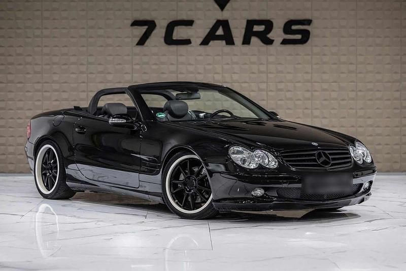 Schwarz Gebraucht 2003 Mercedes SL500 Cabrio | 12.490 € (Superpreis) - Bild 1/4