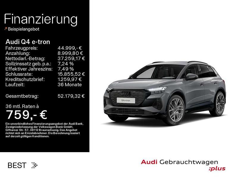 Gebraucht Audi Q4 e-tron Advanced 210 kW (286 PS) 2025 Kieselgrau SUV