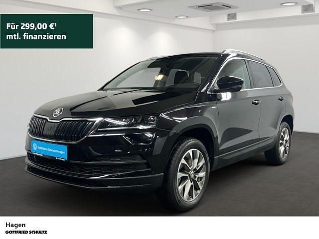 Schwarz Gebraucht 2021 Skoda Karoq Clever SUV | 24.810 € (Fairer Preis) - Bild 1/4