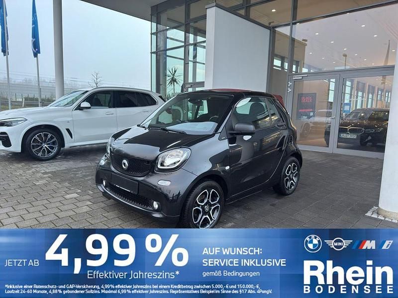 Schwarz Gebraucht 2019 Smart ForTwo Cabrio Passion Cabrio | 14.480 € (Fairer Preis) - Bild 1/4