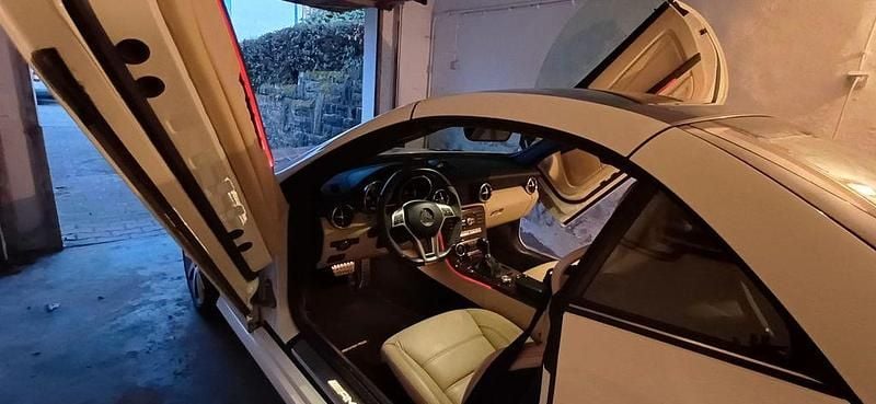 Gebraucht Mercedes SLK55 AMG AMG 421 PS (309 kW) 2012 Weiß Cabrio