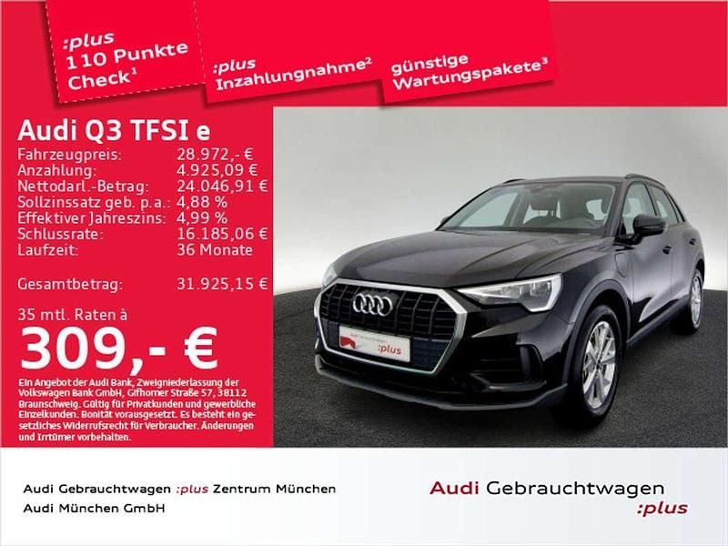 Mythosschwarz metallic Gebraucht 2022 Audi Q3 SUV | 28.972 € (Superpreis) - Bild 1/2