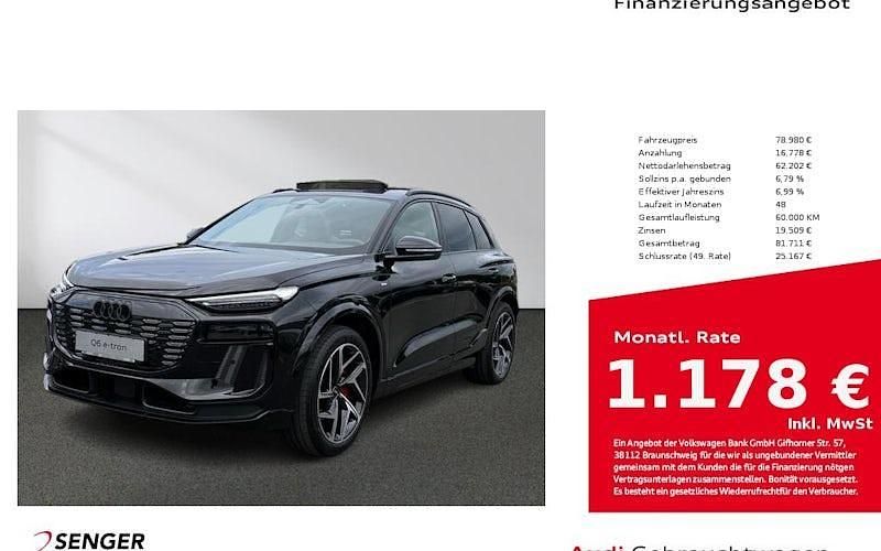 Gebraucht Audi Q6 e-tron Sport 339 kW (462 PS) 2025 Mythosschwarz SUV