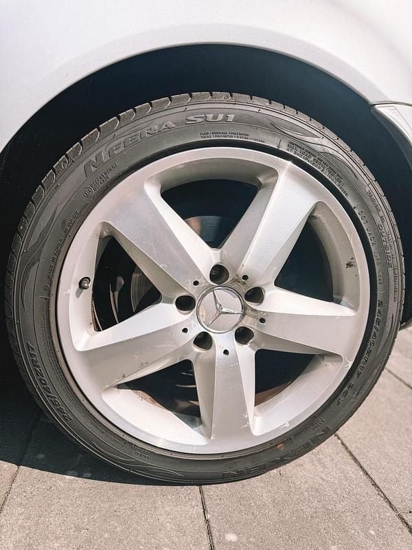 Gebraucht Mercedes SLK200 163 PS (119 kW) 2004 Silber Cabrio