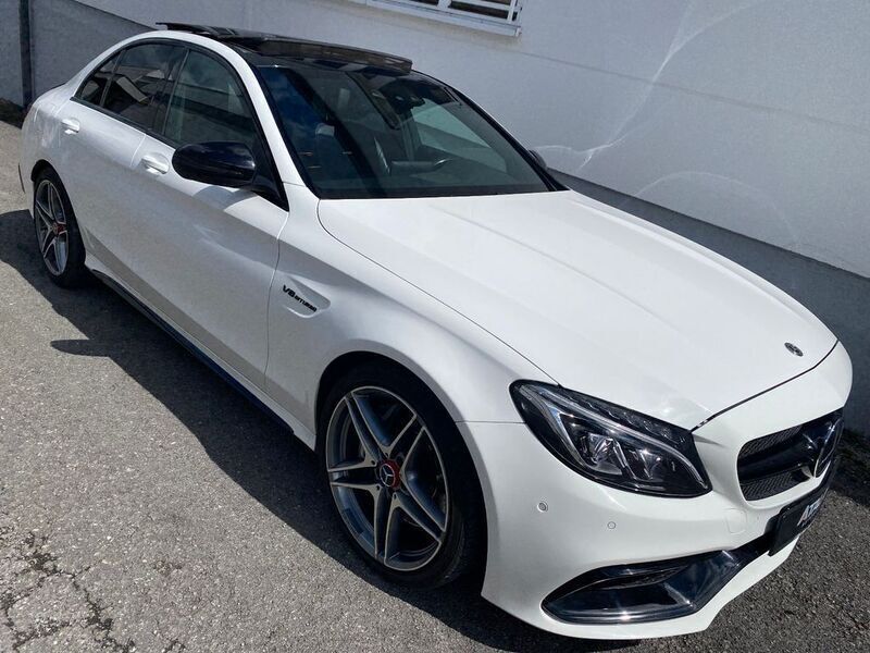 Polarweiss unilack Gebraucht 2018 Mercedes C63 AMG AMG Limousine | 46.900 € (Fairer Preis) - Bild 1/4