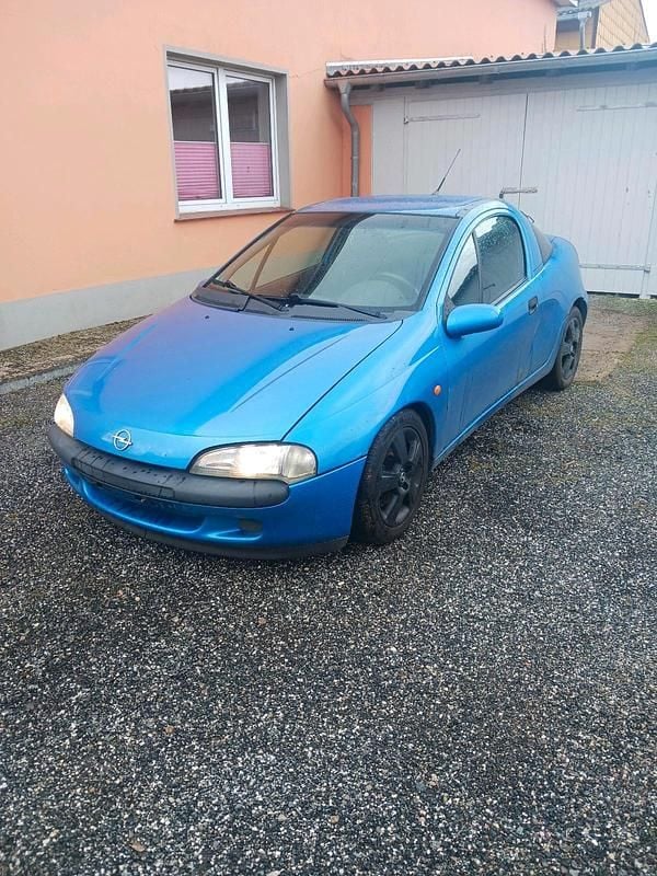 Blau Gebraucht 1997 Opel Tigra Kleinwagen | 749 € (Superpreis) - Bild 1/4