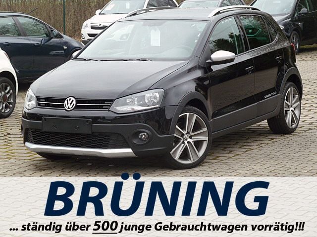 Schwarz metallic Gebraucht 2013 VW Polo Cross Kleinwagen | 15.690 € - Bild 1/4
