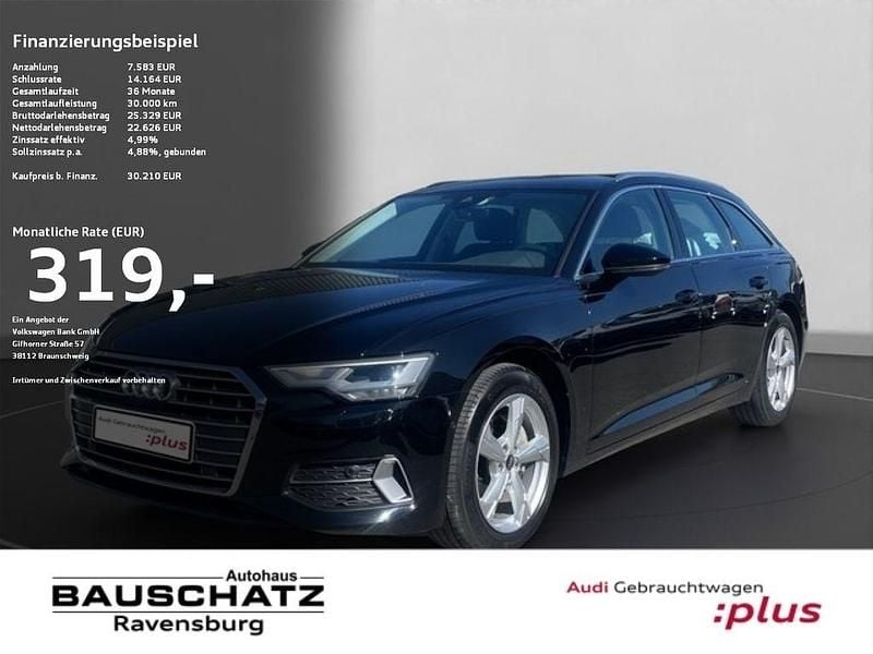 Schwarz Gebraucht 2022 Audi A6 Sport Kombi | 30.210 € (Superpreis) - Bild 1/4
