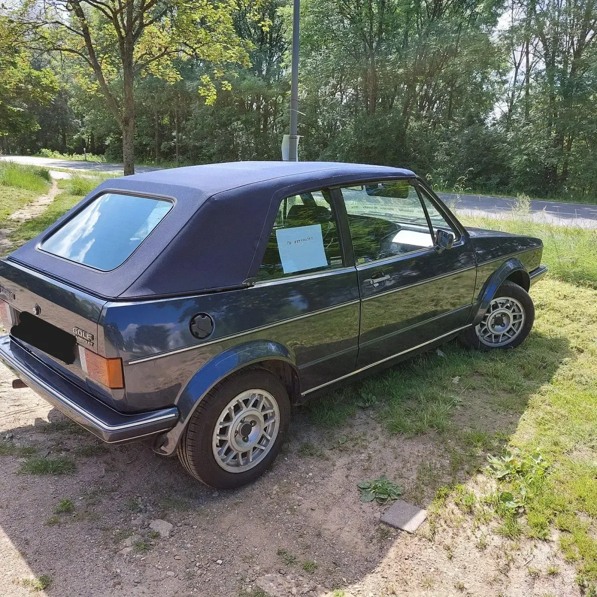 Gebraucht VW Golf Cabriolet 90 PS (66 kW) 1984 Blau Cabrio