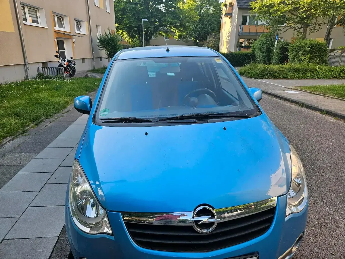 Gebraucht Opel Agila 2008 Blau Kleinwagen