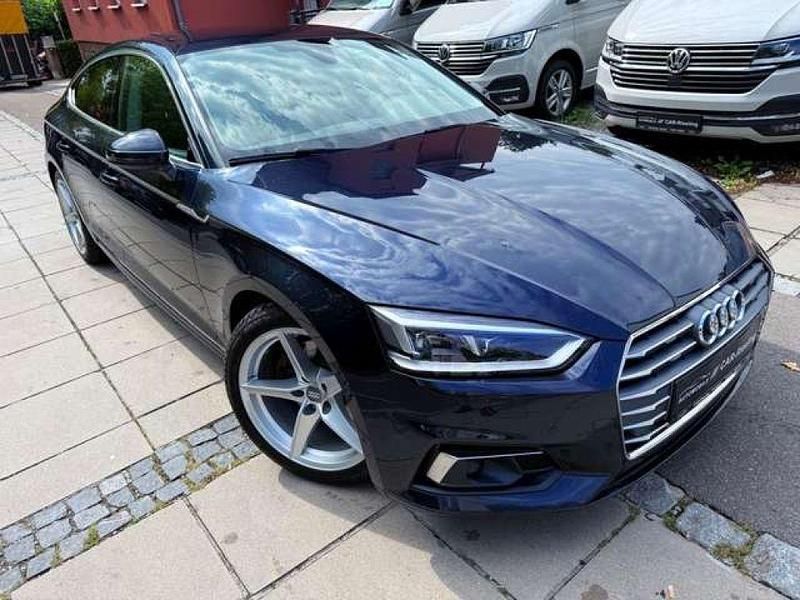 Gebraucht Audi A5 190 PS (139 kW) 2018 Mondscheinblau (metallic) Coupé