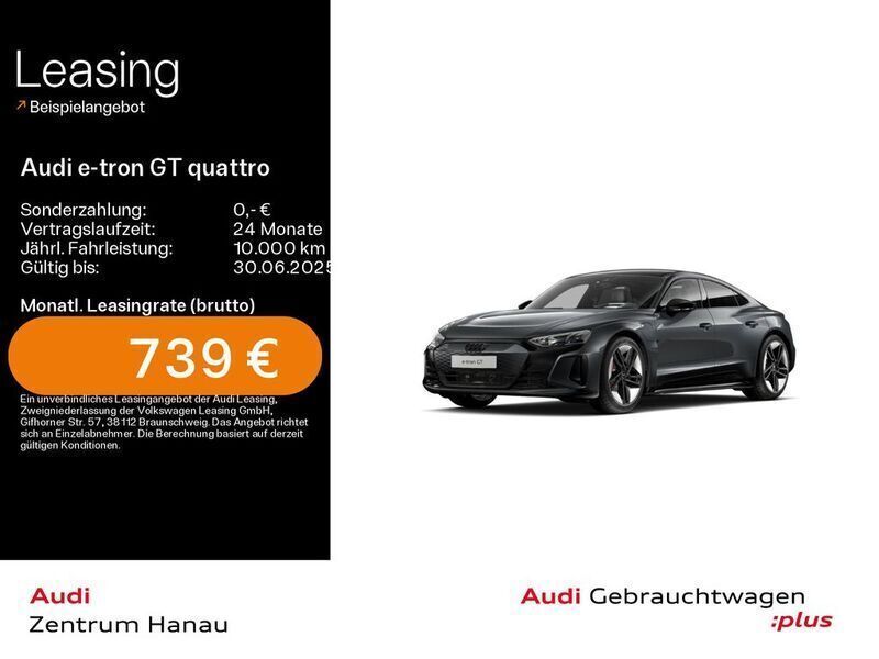 Daytonagrau perleffekt Gebraucht 2024 Audi e-tron GT quattro Sport Limousine | 94.459 € - Bild 1/4
