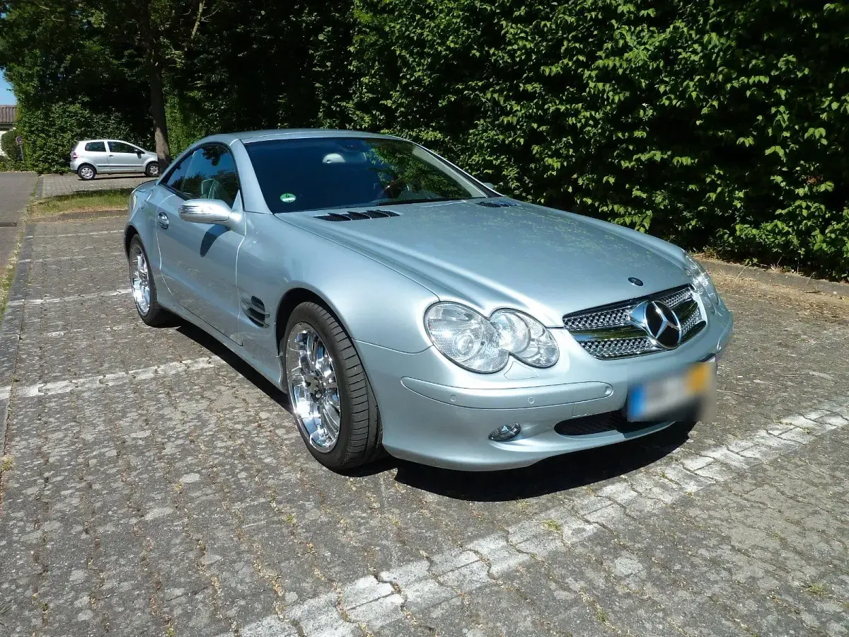 Gebraucht Mercedes SL500 306 PS (225 kW) 2004 Silber Cabrio