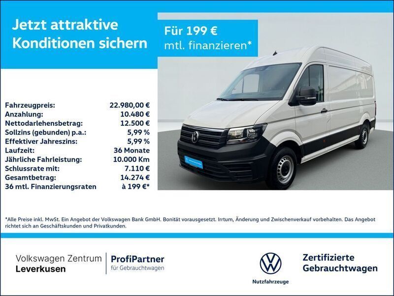 Weiß Gebraucht 2020 VW Crafter Van | 22.980 € (Fairer Preis) - Bild 1/4