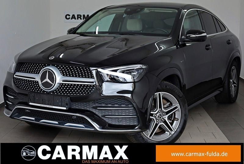 Schwarz Gebraucht 2021 Mercedes GLE350e AMG line Coupé | 62.799 € (Guter Preis) - Bild 1/4