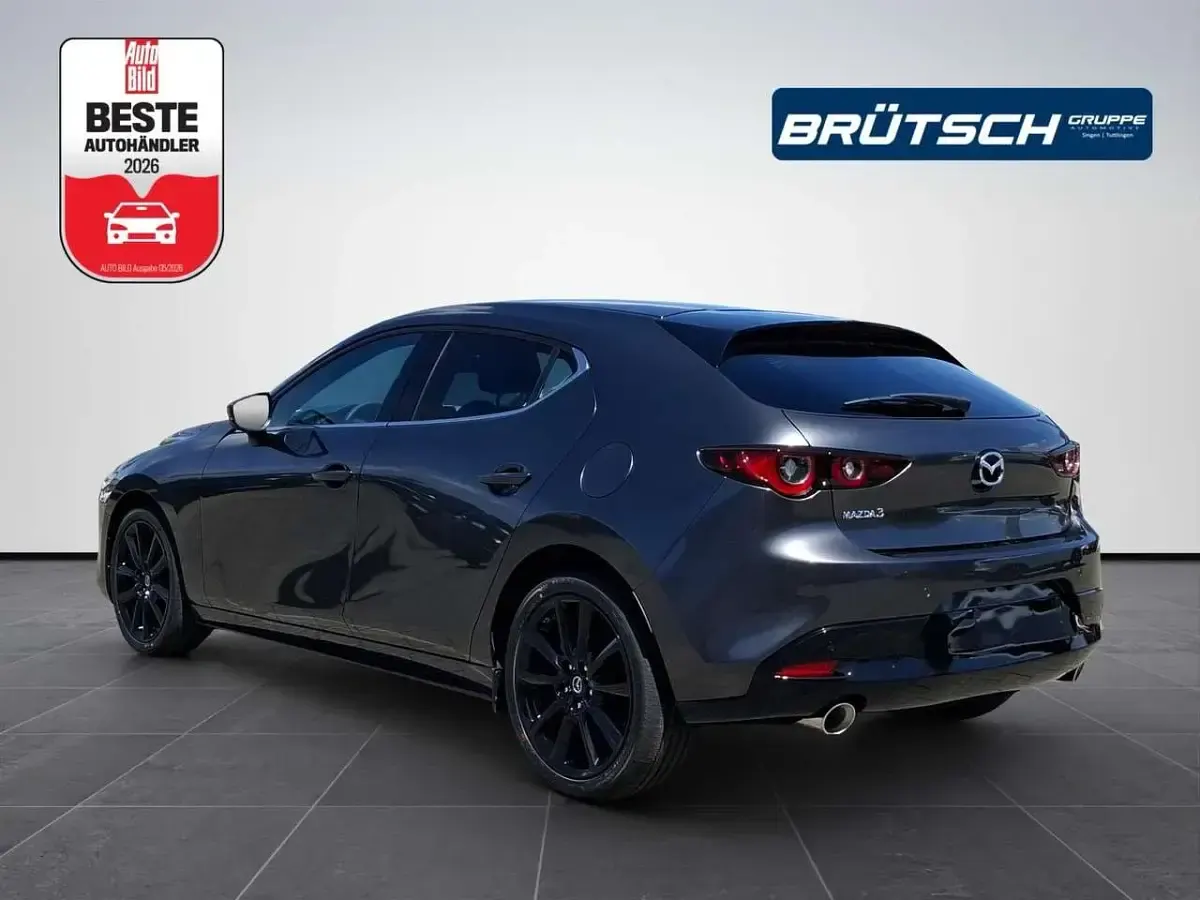 Neu Mazda 3 Exclusive-Line 186 PS (136 kW) 2026 Machine gray metallic Limousine