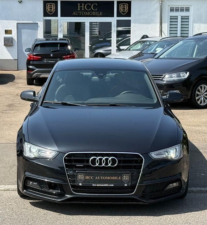 Schwarz Gebraucht 2013 Audi A5 Sportback S-Line Limousine | 14.494 € (Guter Preis) - Bild 1/4