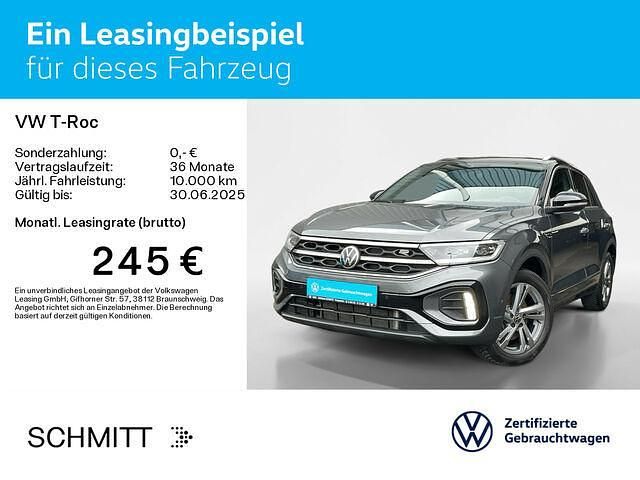 Gebraucht VW T-Roc R-line 150 PS (110 kW) 2024 Indiumgrau metallic/schwarz SUV