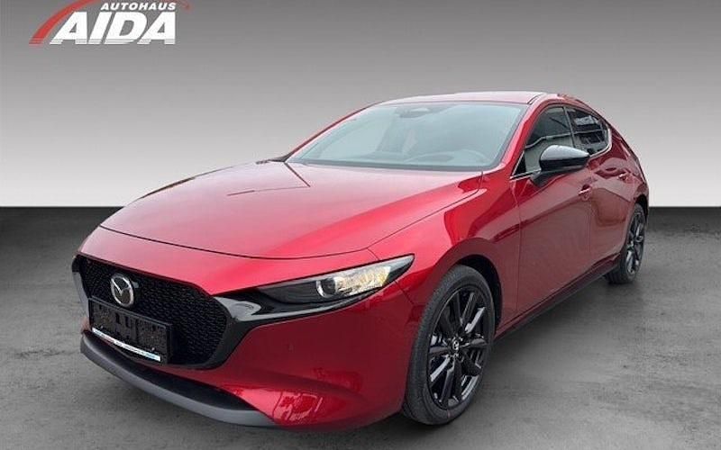 Soul red crystal metallic Neu 2024 Mazda 3 Homura-Line Limousine | 25.990 € - Bild 1/4