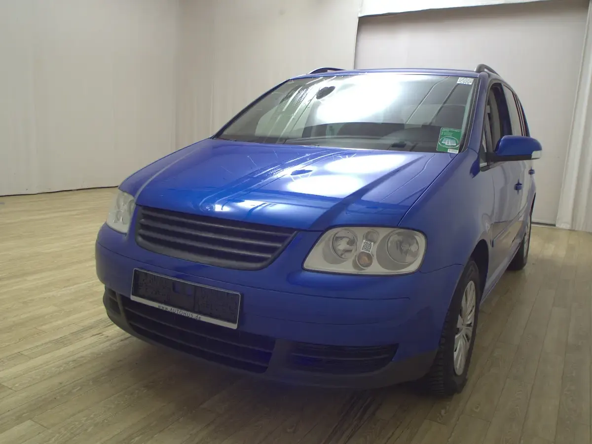 Gebraucht VW Touran Goal 105 PS (77 kW) 2006 Blau Van / Kleinbus