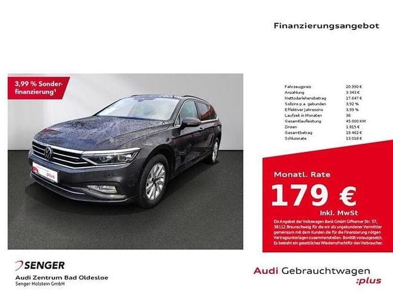 Gebraucht VW Passat Business 150 PS (110 kW) 2022 Mangangrau metallic Kombi