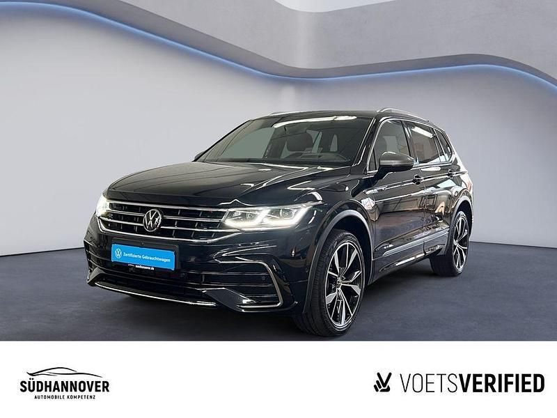 Schwarz Gebraucht 2022 VW Tiguan Allspace R-line SUV | 33.280 € (Fairer Preis) - Bild 1/4