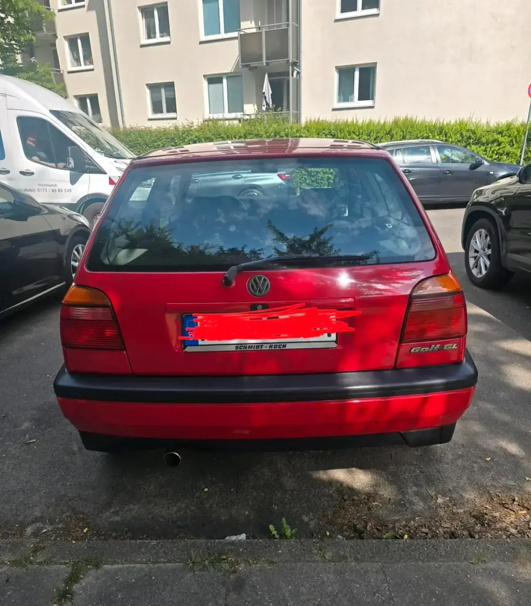Gebraucht VW Golf III 75 PS (55 kW) 1993 Rot Kleinwagen