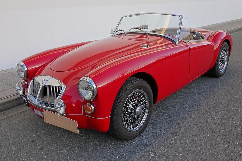 Second-hand MG A 80 CP (58 kW) 1961 Roșu Cabrio