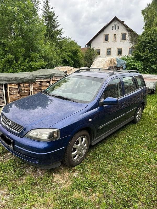 Blau Gebraucht 2003 Opel Astra Kombi | 750 € (Guter Preis) - Bild 1/4