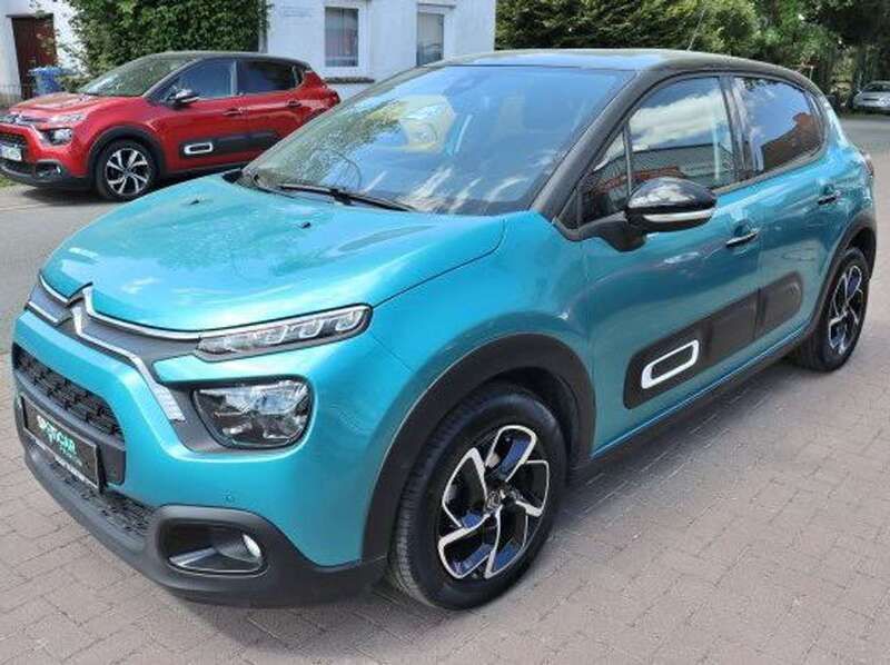 Spring blue Gebraucht 2021 Citroën C3 PureTech Kleinwagen | 13.480 € (Etwas zu teuer) - Bild 1/4