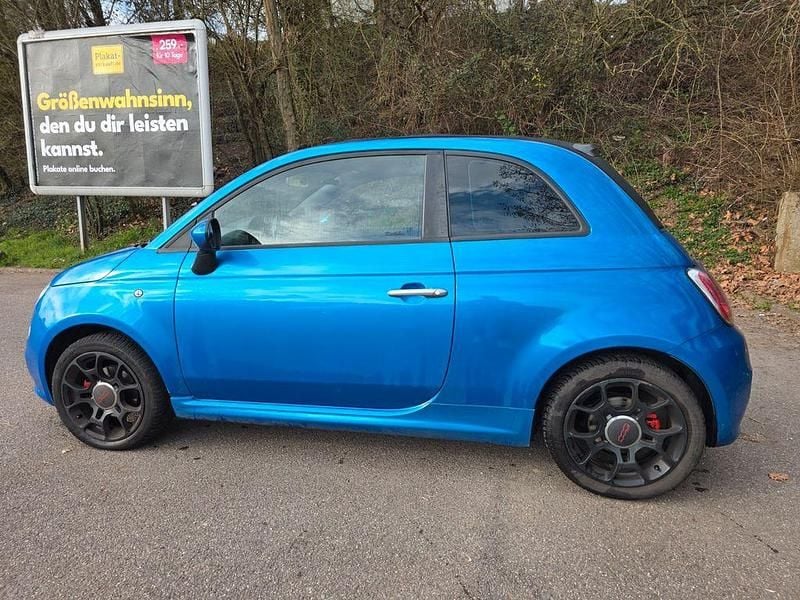 Gebraucht Fiat 500 105 PS (77 kW) 2015 Blau Cabrio