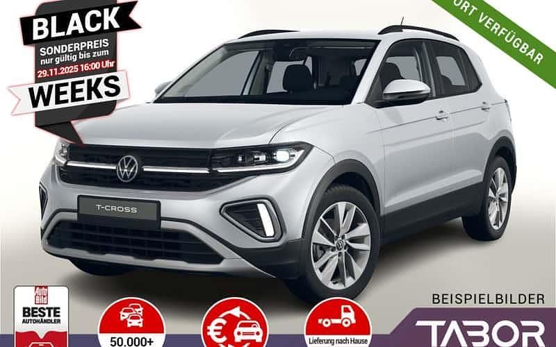 Silber Neu 2025 VW T-Cross Life SUV | 25.978 € (Guter Preis) - Bild 1/4