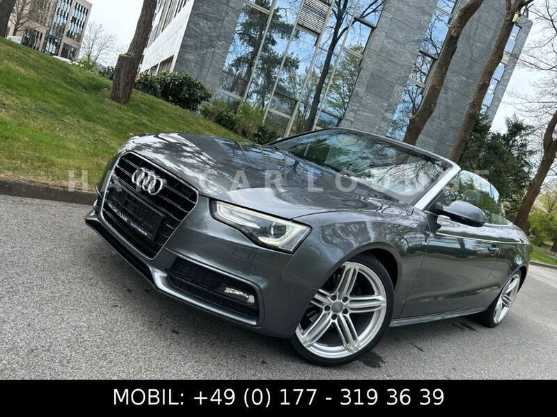 Grau Gebraucht 2012 Audi A5 Cabriolet S-Line Cabrio | 14.490 € (Etwas zu teuer) - Bild 1/4