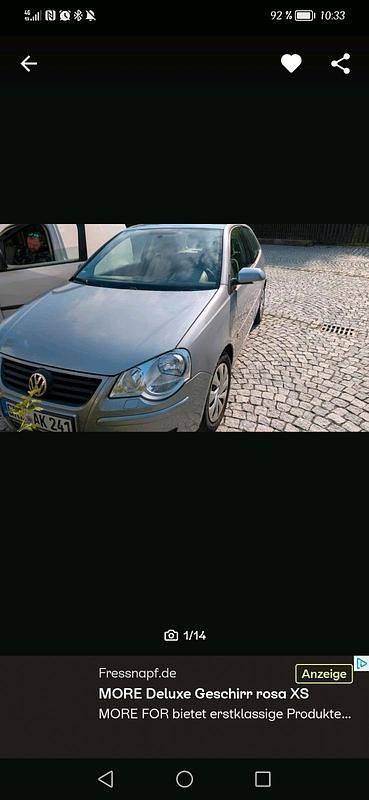 Silber Gebraucht 2005 VW Polo Kleinwagen | 1.000 € (Superpreis) - Bild 1/4