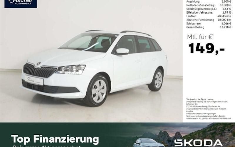 Weiss Gebraucht 2019 Skoda Fabia Ambition Kombi | 12.980 € (Fairer Preis) - Bild 1/4