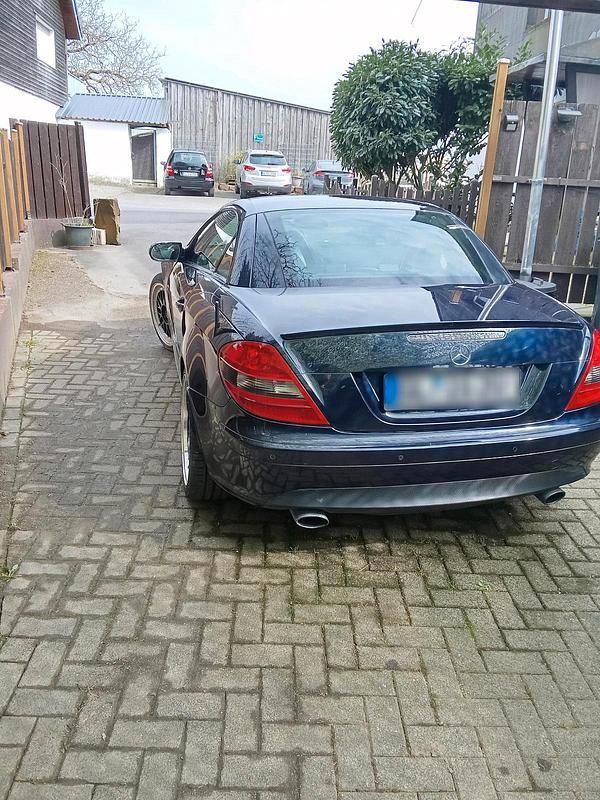 Gebraucht Mercedes SLK200 Edition 164 PS (120 kW) 2004 Blau Cabrio