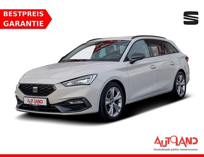 Weiß Gebraucht 2021 Seat Leon ST FR Kombi | 21.950 € (Fairer Preis) - Bild 1/4