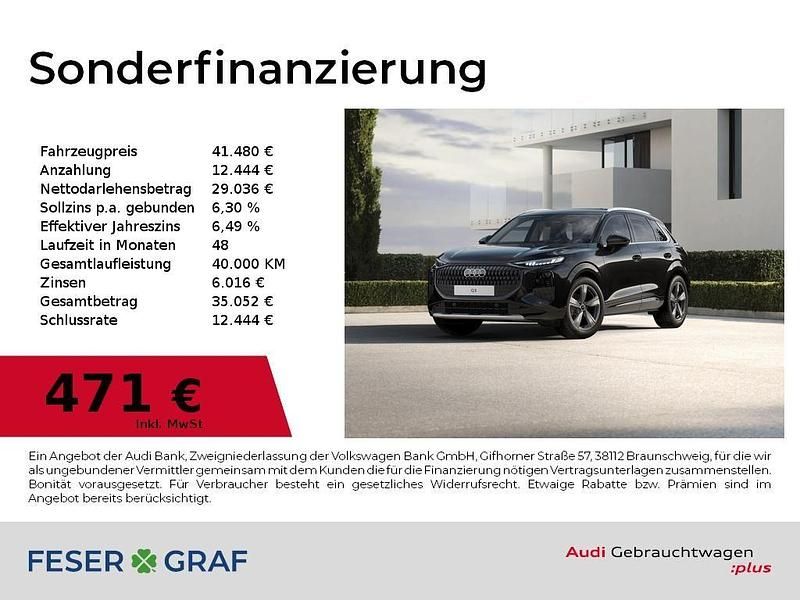 Gebraucht Audi Q3 Advanced 150 PS (110 kW) 2025 Mythosschwarz metallic SUV