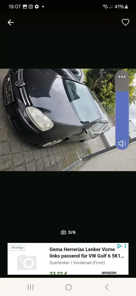 Gebraucht VW Golf IV 75 PS (55 kW) 2006 Schwarz Kleinwagen