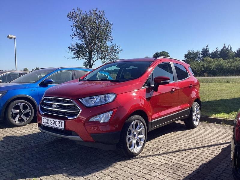 Rot Gebraucht 2022 Ford Ecosport Titanium SUV | 17.400 € (Fairer Preis) - Bild 1/4