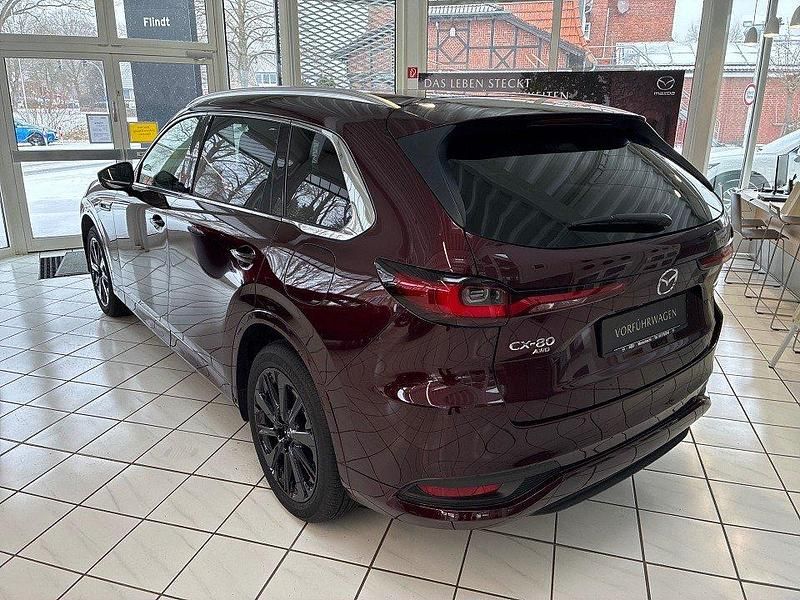 Gebraucht Mazda CX-80 Homura-Line 328 PS (241 kW) 2025 Rot SUV