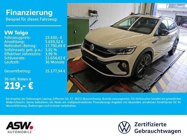 Ascotgrau Gebraucht 2022 VW Taigo R-line SUV | 23.430 € (Fairer Preis) - Bild 1/3