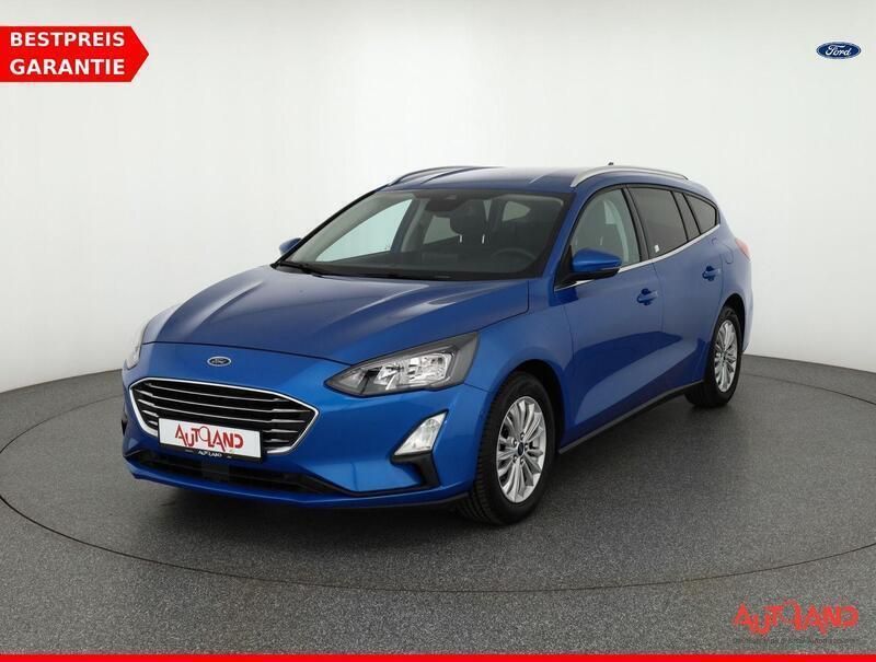 Blau Gebraucht 2020 Ford Focus Titanium Kombi | 17.490 € (Etwas zu teuer) - Bild 1/4