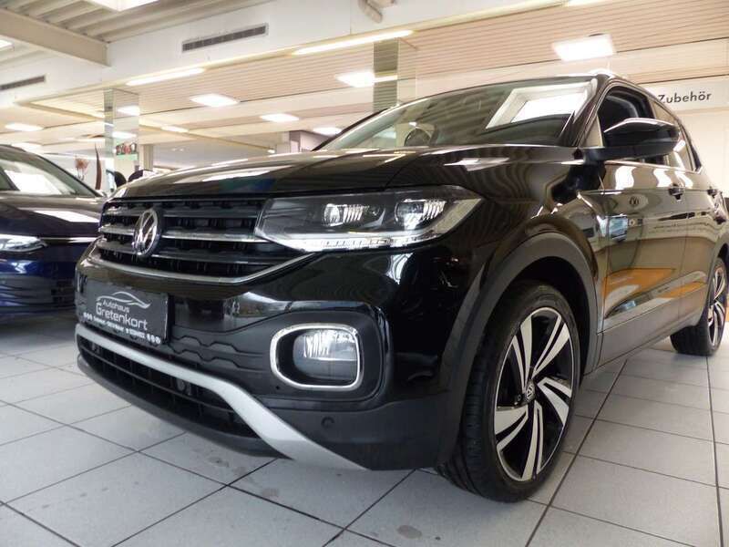 Schwarz Gebraucht 2020 VW T-Cross Style SUV | 18.800 € (Teuer) - Bild 1/4