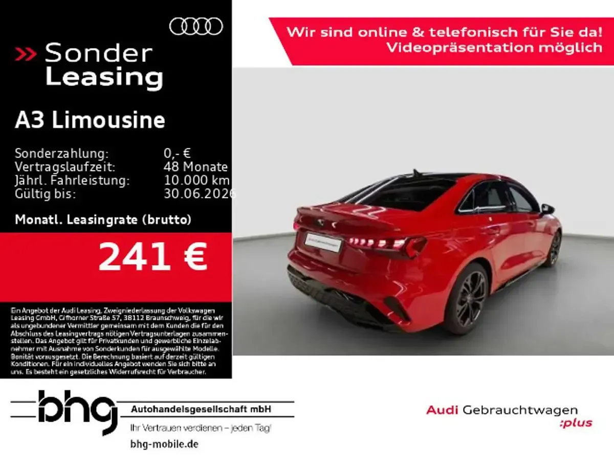 Gebraucht Audi A3 Comfort 116 PS (85 kW) 2025 Limousine