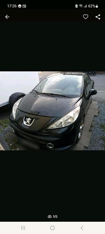 Schwarz Gebraucht 2011 Peugeot 207 CC Cabrio | 3.250 € (Fairer Preis) - Bild 1/4