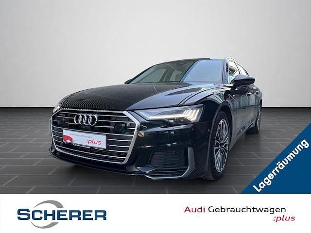 Mythosschwarz metallic Gebraucht 2023 Audi A6 S-Line Kombi | 39.450 € (Superpreis) - Bild 1/4