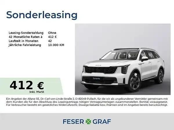 Schneeweiss Neu 2025 Kia Sorento SUV | 49.450 € (Guter Preis) - Bild 1/4