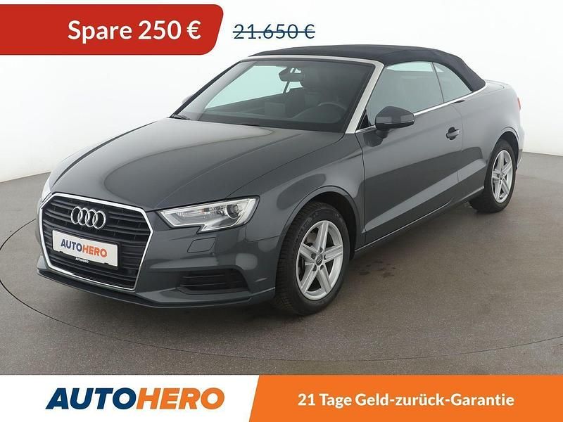 Grau Gebraucht 2017 Audi A3 Cabriolet Comfort Cabrio | 20.870 € (Fairer Preis) - Bild 1/3
